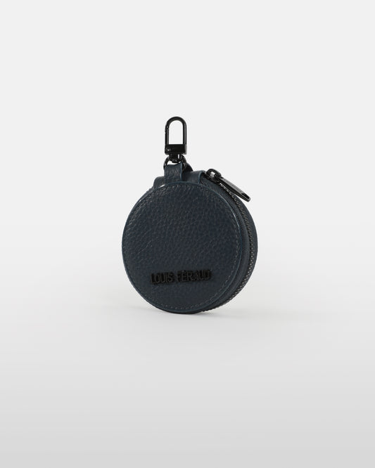 Logo Embellished Leather Coin Purse