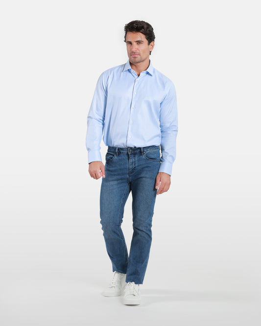 Regular Fit Washed Denim Jeans