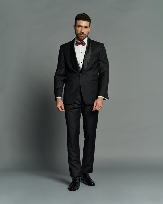 Monochrome Tuxedo Suit
