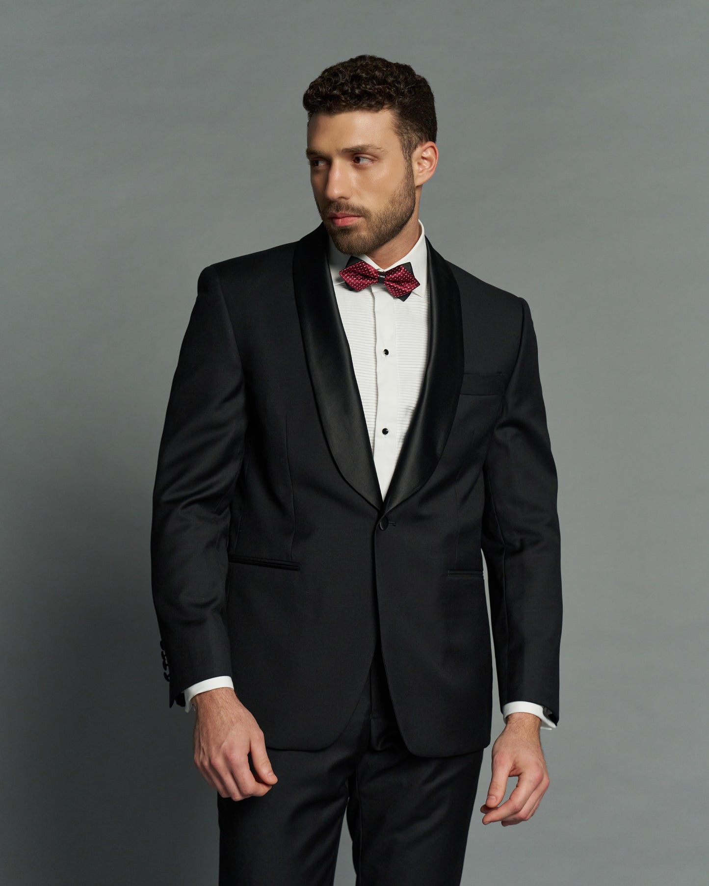 Monochrome Tuxedo Suit
