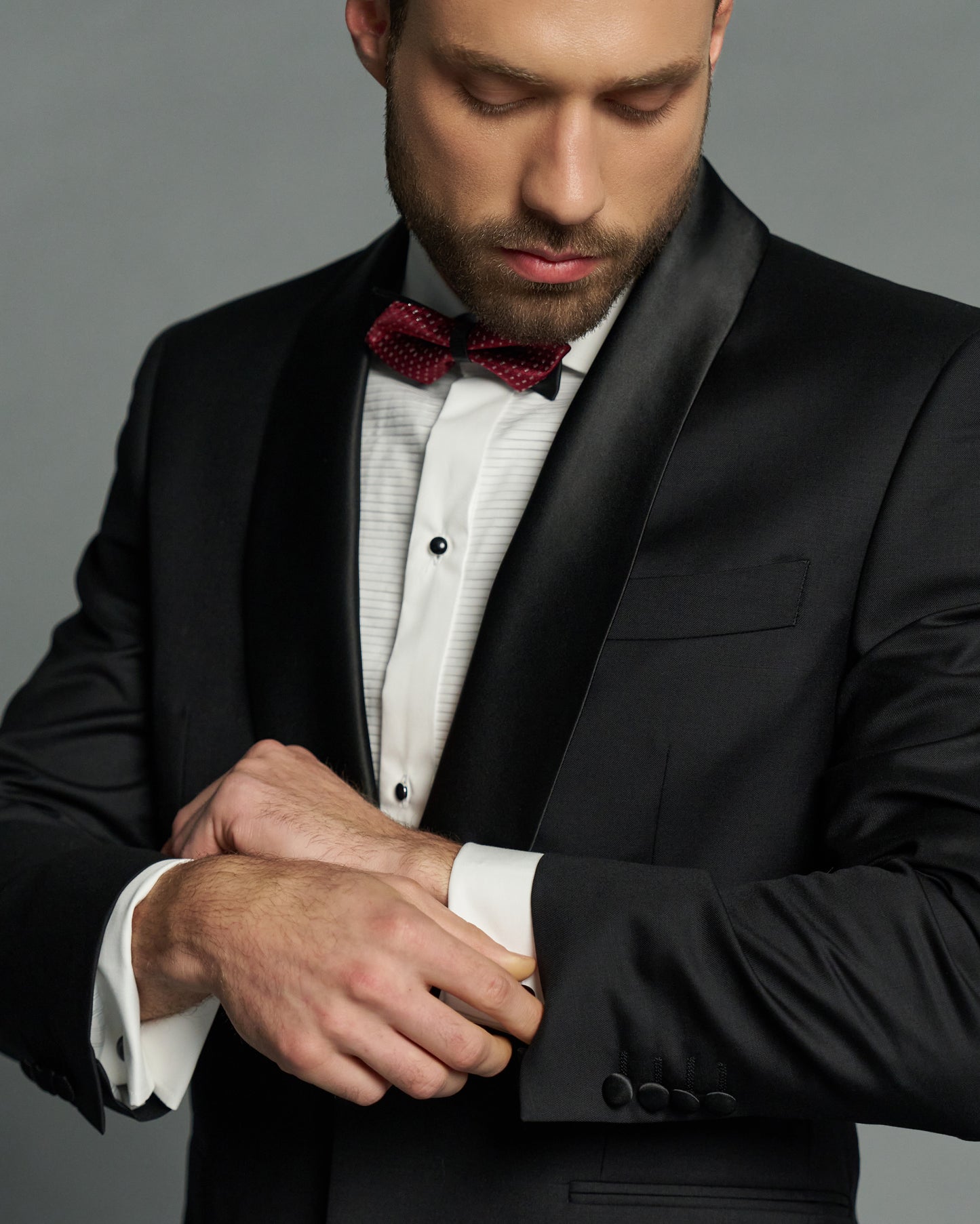 Monochrome Tuxedo Suit
