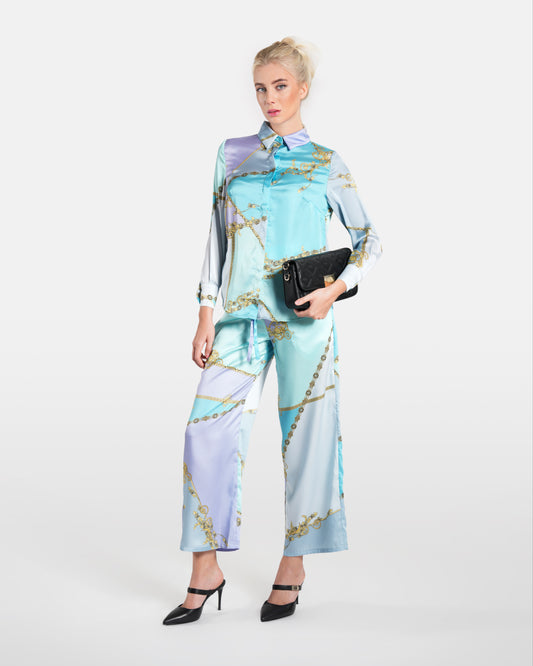 Multicolored Baroque Printed Shirt