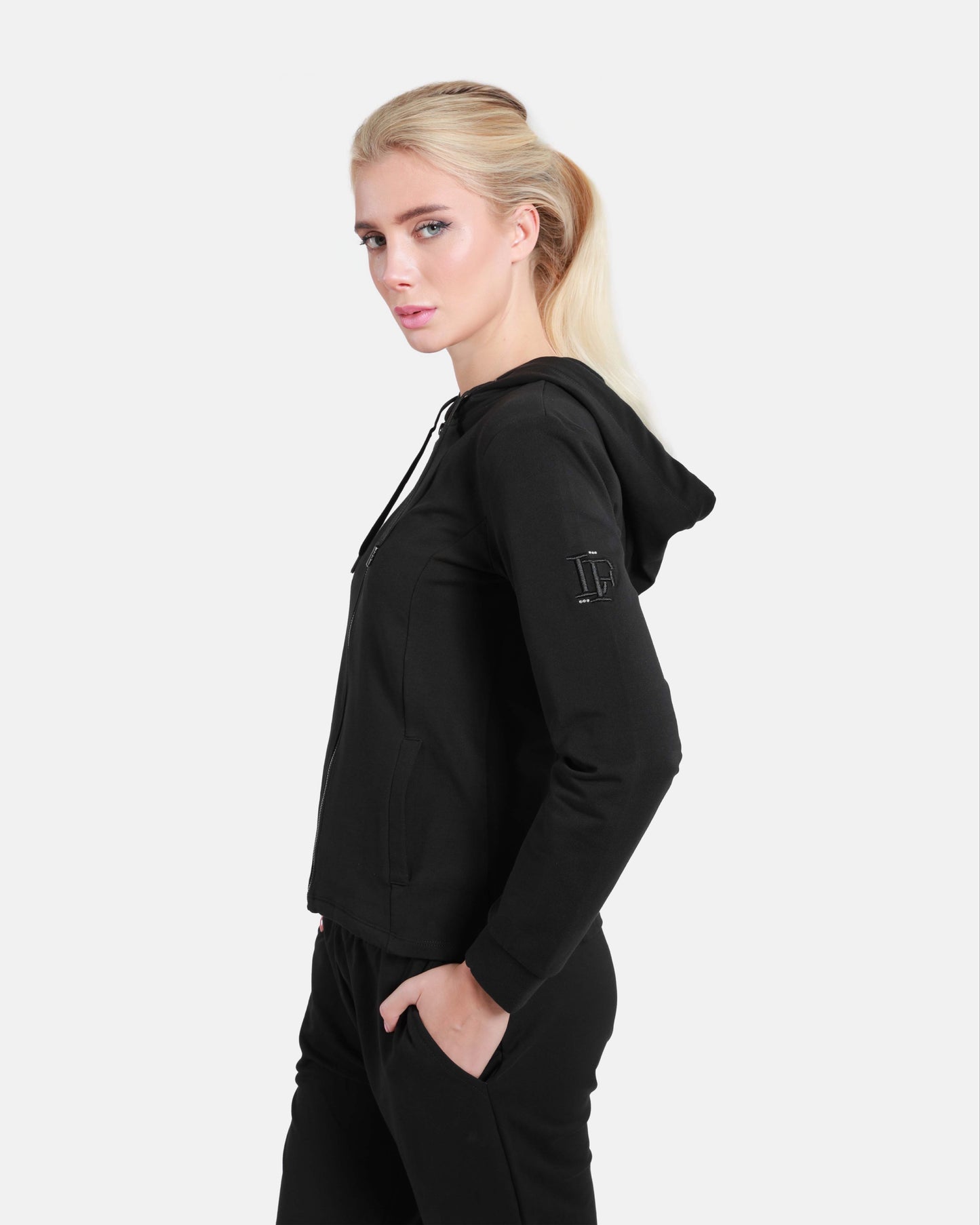 Logo Embroidered Tracksuit Set