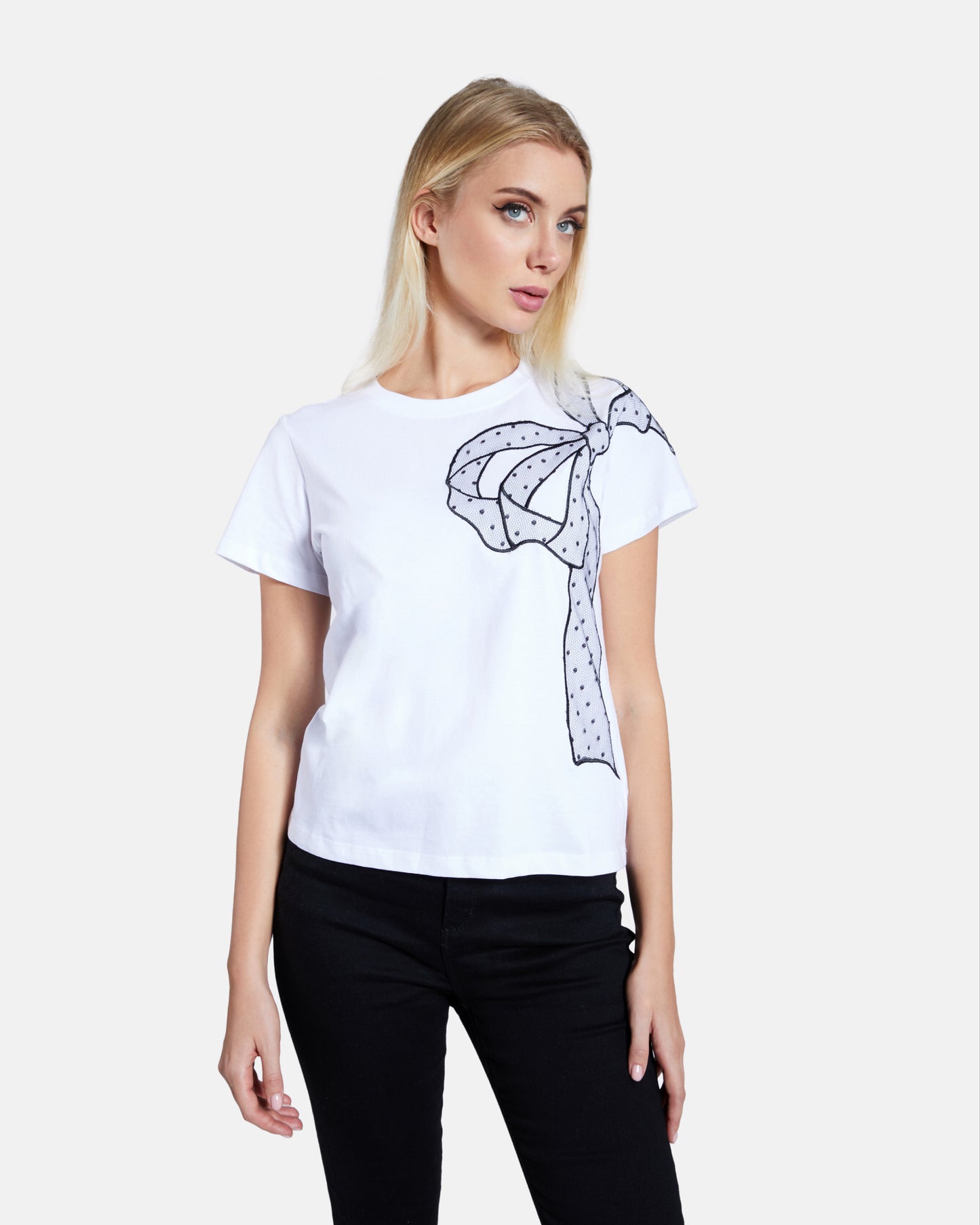 Bow Detailed T-Shirt
