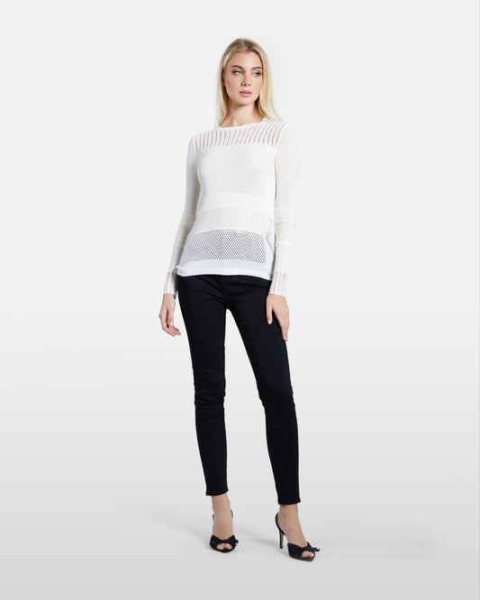 Laser Cut Knitted Top