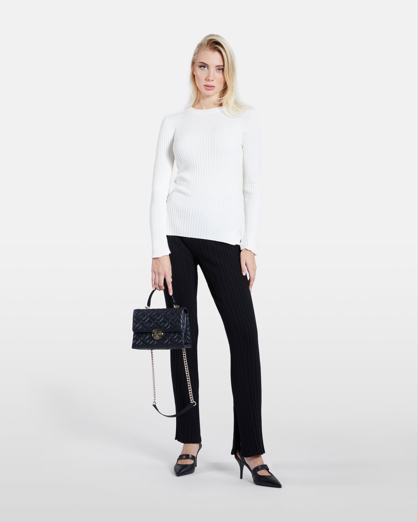 Ribbed Long Sleeve Top