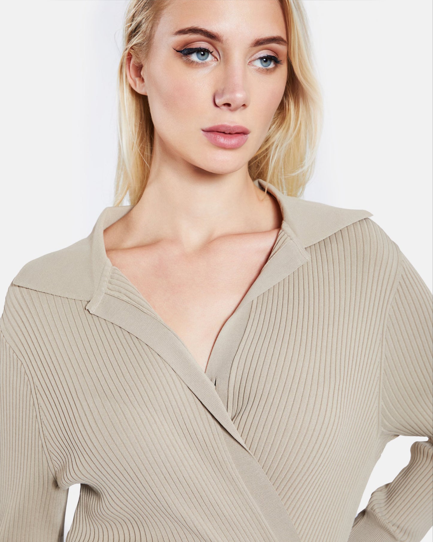 Buttoned Rib Dress