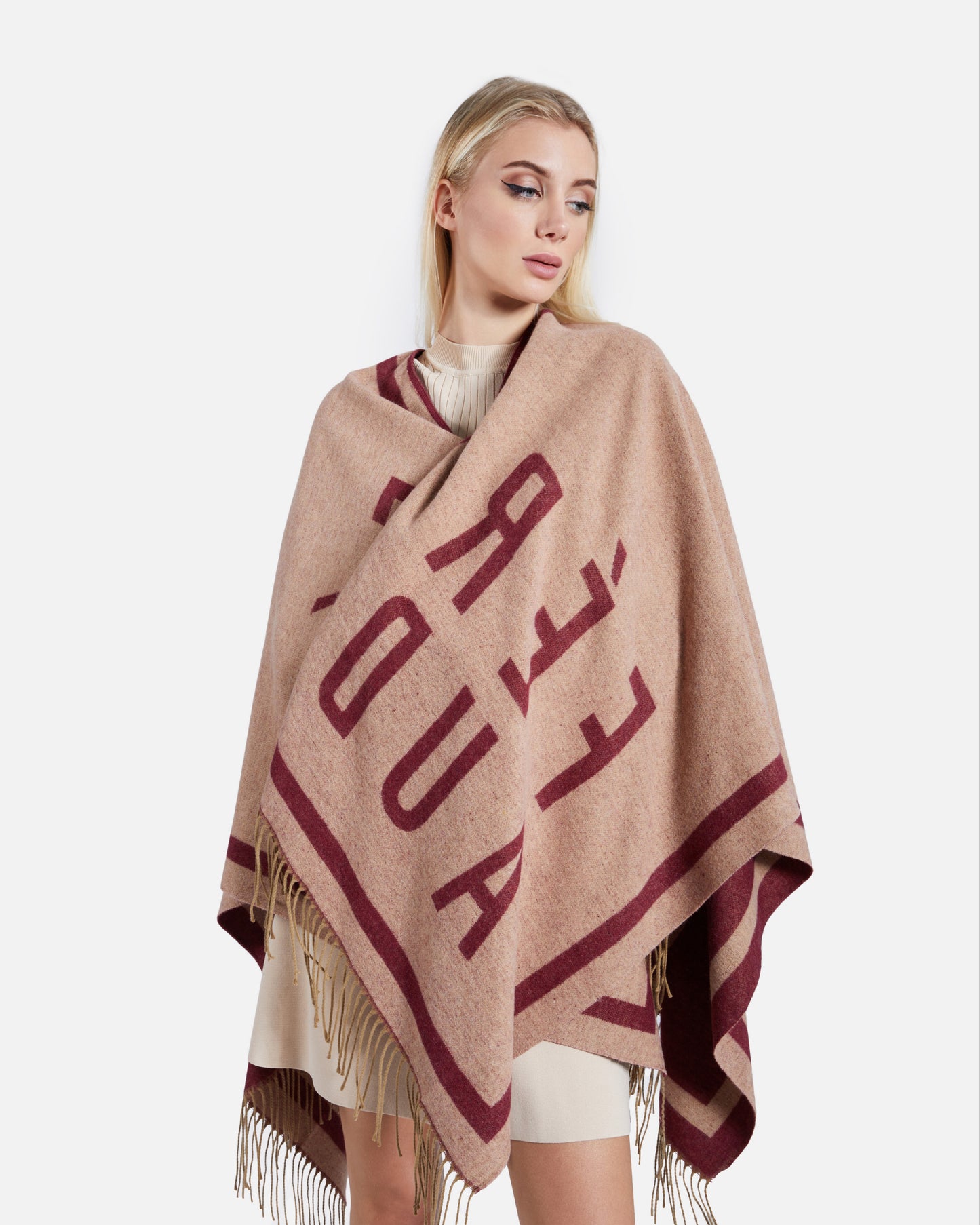 Brand Detailed Poncho