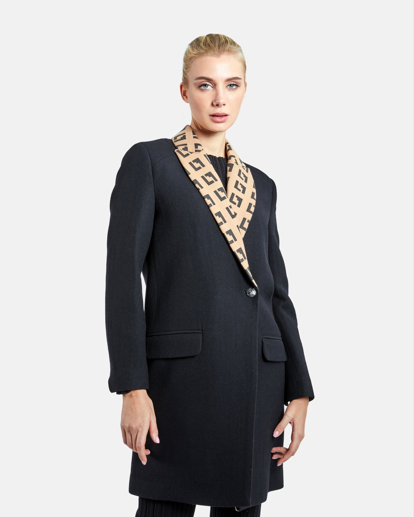 Patterned Inner Coat
