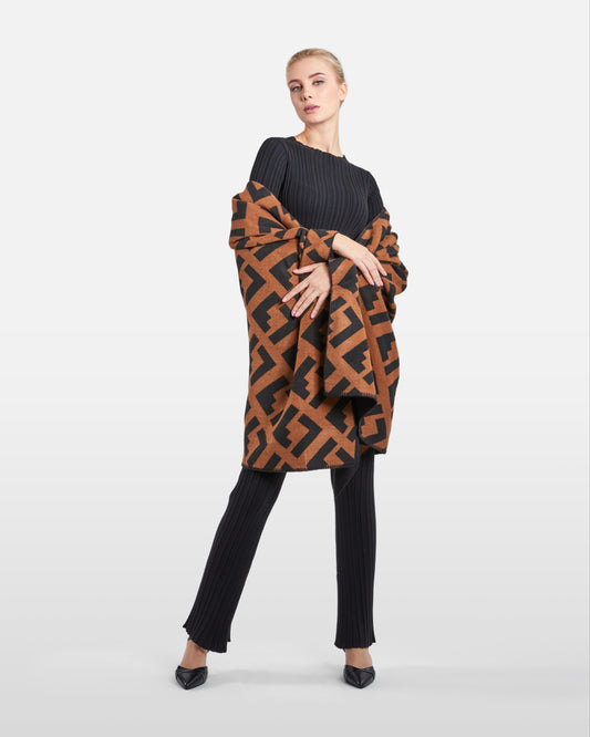 Patterned Poncho
