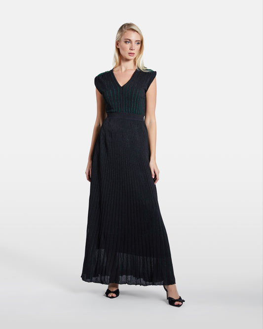 Metallic Detailed Dress