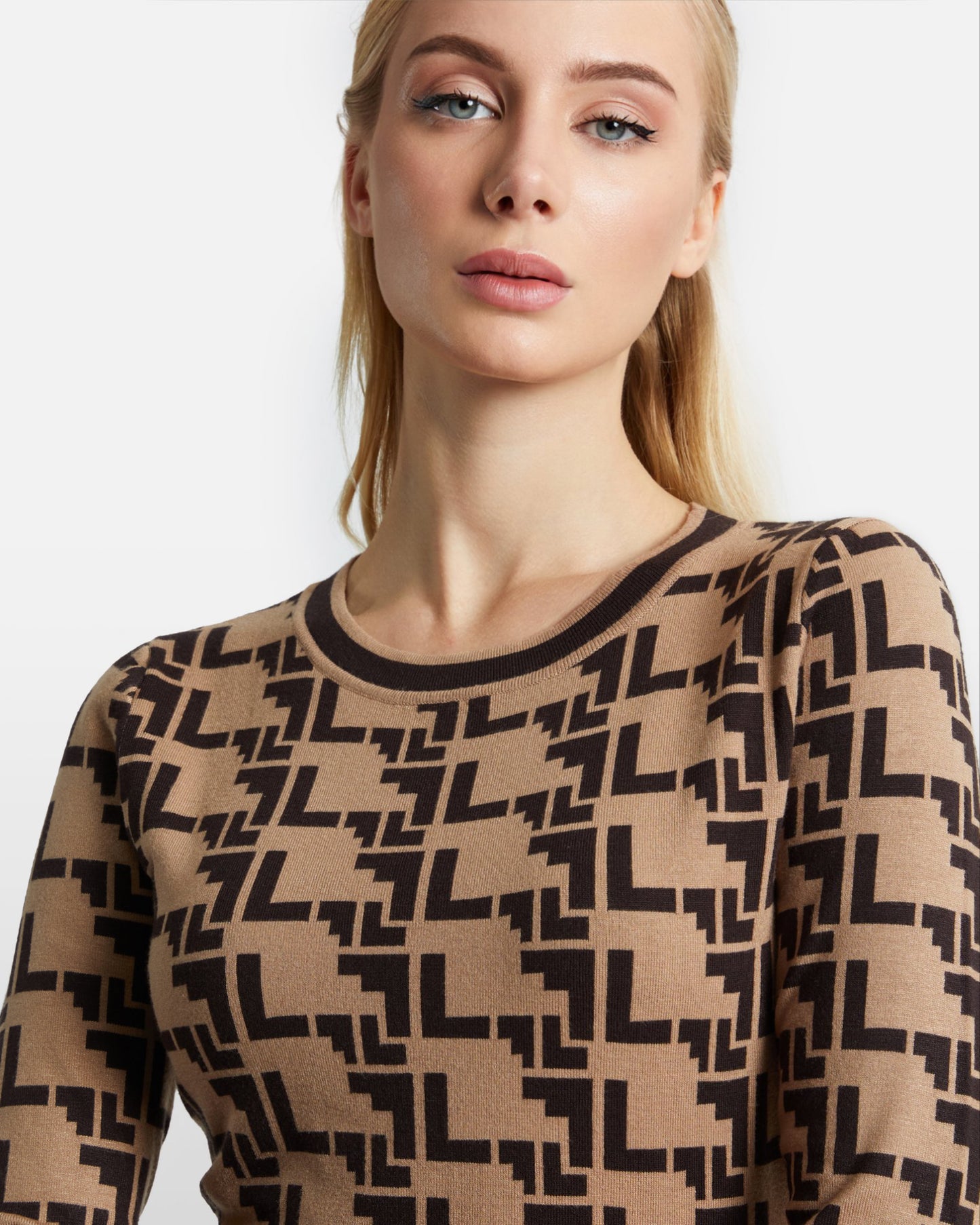 All-Over Patterned Dress