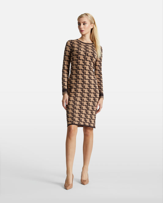 All-Over Patterned Dress
