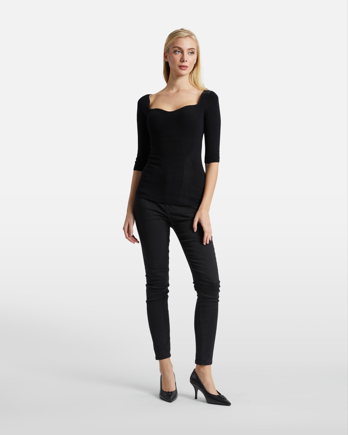 Sweetheart Neckline Top