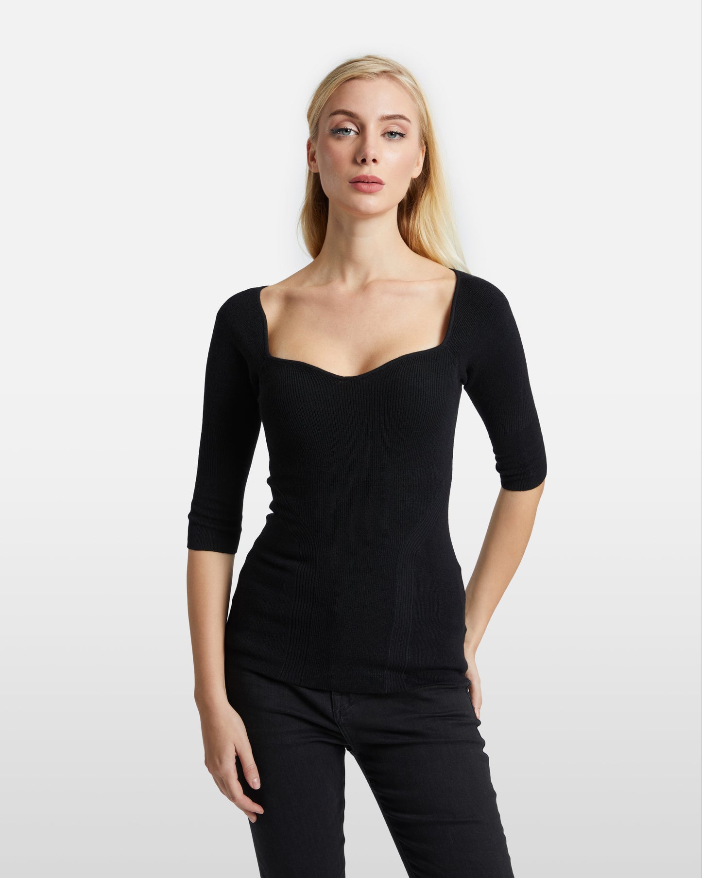 Sweetheart Neckline Top