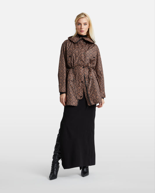 Patterned Raincoat