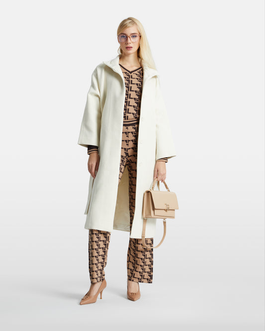 High Neckline Overcoat