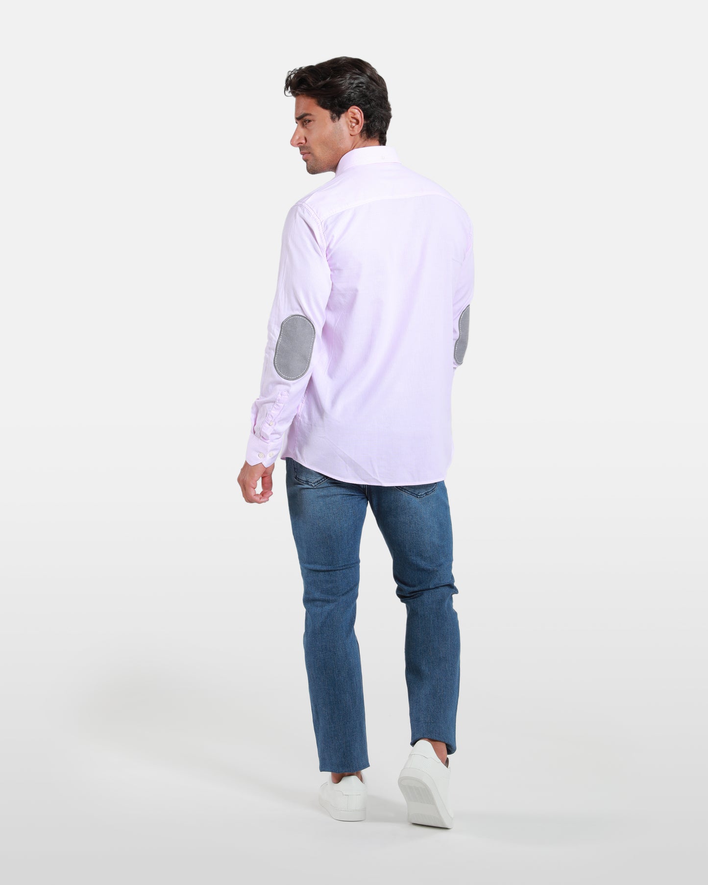 Embroidered Logo Striped Shirt