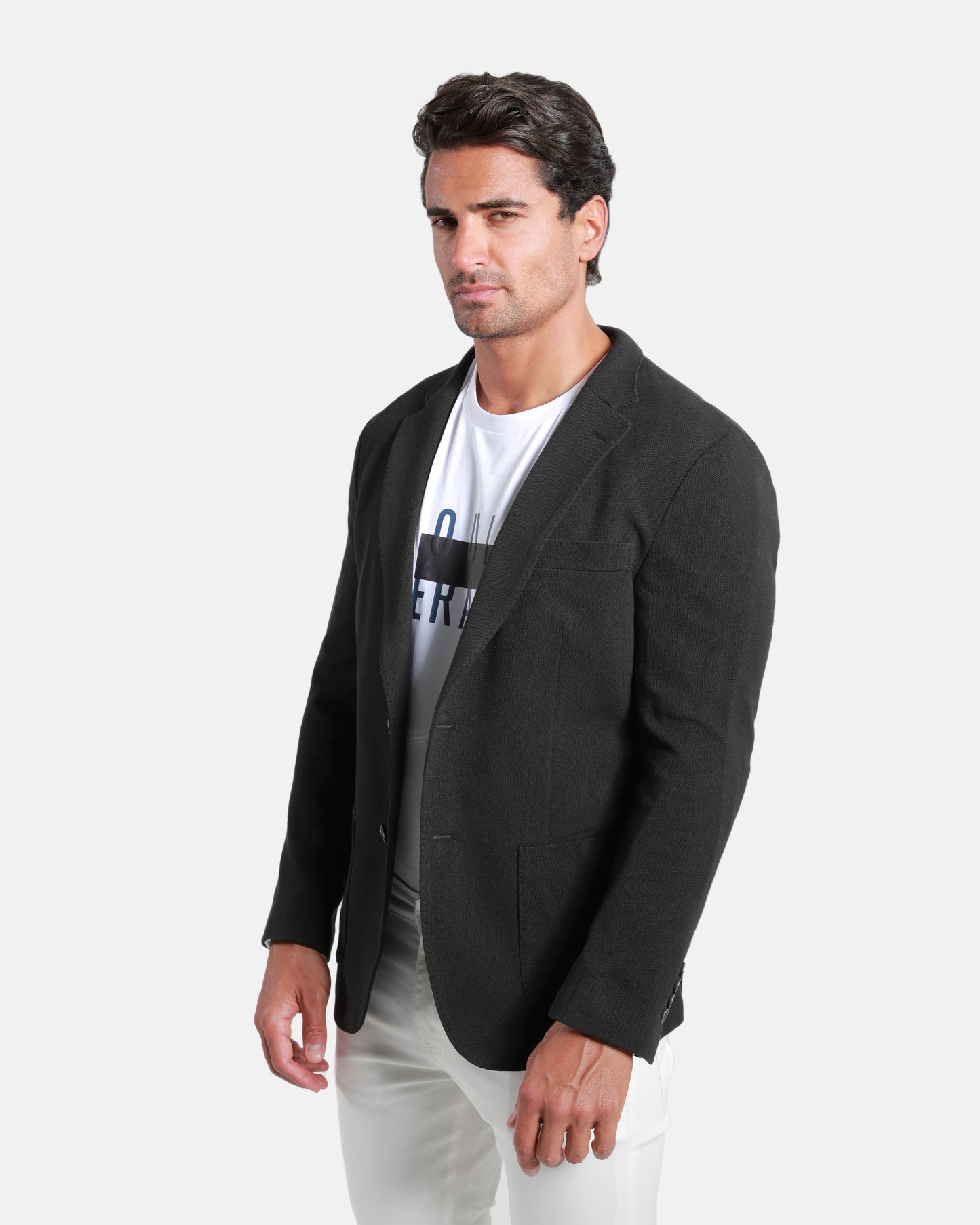 Slim Fit Textured Suit Jacket
